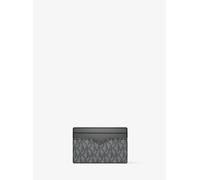 MK Kartenetui Hudson Mit Logo - Grau - Michael Kors