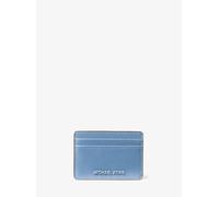 MK Kartenetui Jet Set aus gekrispeltem Leder - Blau - Michael Kors
