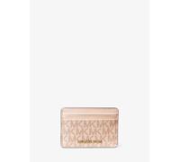 MK Kartenetui Jet Set mit Signature-Logomuster - Rosa - Michael Kors