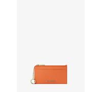 MK Kartenetui Jet Set Small aus gekrispeltem Leder - Orange - Michael Kors