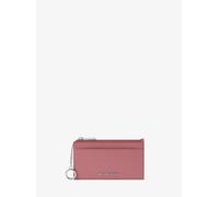 MK Kartenetui Jet Set Small aus gekrispeltem Leder - Rosa - Michael Kors