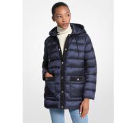 MK Komprimierbare Daunenjacke aus Nylon - Blau - Michael Kors