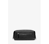 MK Kulturbeutel Jet Set aus Leder mit Logoprägung - Schwarz - Michael Kors