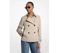 MICHAEL Michael Kors Trenchcoat mit Knopfverschluss in Sand, Größe XL