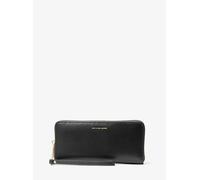 MK Längliche Brieftasche Jet Set Travel Large aus Leder - Schwarz - Michael Kors