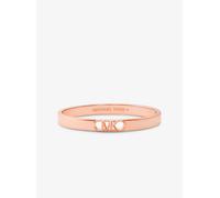 MK Logo-Armreif Aus Messing Mit Edelmetallbeschichtung Und Empire-Logo - Rosé-Goldton - Michael Kors