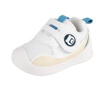 MK MATT KEELY Baby Schuhe Jungen Mädchen Lauflernschuhe Baby rutschfest Shoes with Weiche Sohle,Weiß,EU18(CN15)