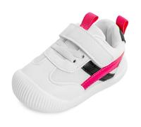 MK MATT KEELY Baby Schuhe Lauflernschuhe Mädchen Jungen Atmungsaktiv Leader Krabbelschuhe für 0-4 Jahre mit Sohle rutschfeste,Rosenrot,EU 20
