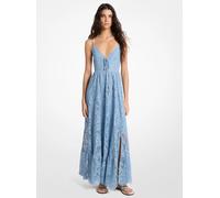 MK Maxikleid aus floraler Kordelspitze - Blau - Michael Kors