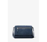 MK Messenger-Tasche Hudson Small Aus Wildleder - Blau - Michael Kors