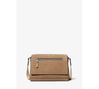 MK Messenger-Tasche Hudson Small Aus Wildleder - Natur - Michael Kors