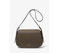 MK Messenger-Tasche Lydia Medium Mit Signature-Logomuster - Braun - Michael Kors