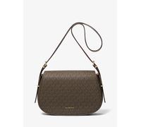 MK Messenger-Tasche Lydia Medium Mit Signature-Logomuster - Braun - Michael Kors