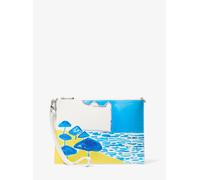 MK Michael Kors X Christina Zimpel - wandelbare Handgelenktasche Jet Set Extra-Large - Blau - Michael Kors