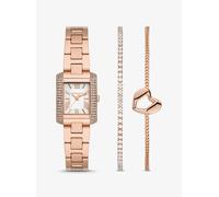 MK Mini-Armbanduhr Emery Und Armbänder Im Rosé-Goldton Mit Pavé Im Set - Rosé-Goldton - Michael Kors