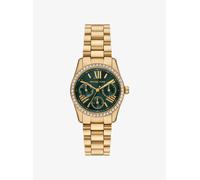 MK Mini-Armbanduhr Lexington im Goldton mit Pavé - Goldton - Michael Kors