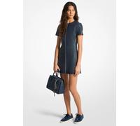 MK Minikleid aus Leder - Blau - Michael Kors