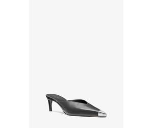 MK Mule Kasia aus Leder - Schwarz - Michael Kors