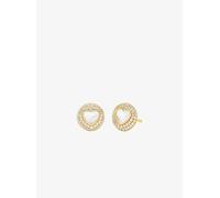 MK Ohrstecker aus Sterlingsilber mit Edelmetallbeschichtung und Perlmuttherz - Goldton - Michael Kors