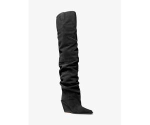 MK Overknee-Stiefel Noemie aus Wildleder - Schwarz - Michael Kors