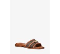 MK Pantolette Mandy mit Signature-Logomuster - Braun - Michael Kors