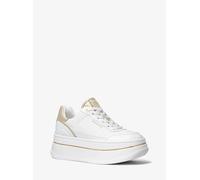 MK Plateau-Sneaker Hayes aus Leder - Goldton - Michael Kors
