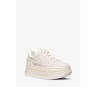 MK Plateau-Sneaker Hayes mit Signature-Logomuster - Natur - Michael Kors
