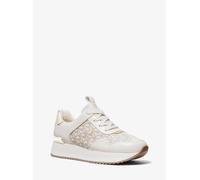 MK Plateau-Sneaker Raina mit Signature-Logomuster - Natur - Michael Kors