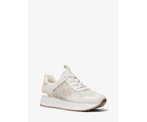 MK Plateau-Sneaker Raina mit Signature-Logomuster - Natur - Michael Kors