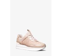 MK Plateau-Sneaker Raina mit Signature-Logomuster - Rosa - Michael Kors