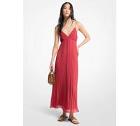 MK Plissiertes Maxikleid aus Georgette - Rosa - Michael Kors