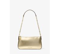MK Pochette Empire Medium Aus Leder In Metallic-Optik Mit Kette - Goldton - Michael Kors