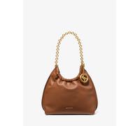 MK Pochette Indie Medium aus Leder - Braun - Michael Kors
