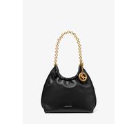 MK Pochette Indie Medium aus Leder - Schwarz - Michael Kors