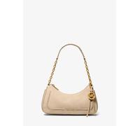 MK Pochette Nolita Medium aus gekrispeltem Leder mit Kette - Natur - Michael Kors