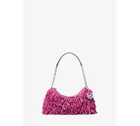 MK Pochette Nolita Medium aus Leder mit Fransen - Rosa - Michael Kors