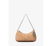 MK Pochette Nolita Medium aus Nubuk mit Kette - Braun - Michael Kors