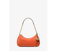 MK Pochette Nolita Medium aus Nubuk mit Kette - Orange - Michael Kors