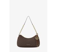 MK Pochette Nolita Medium mit Signature-Logomuster und Kette - Braun - Michael Kors