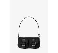 MK Pochette Zoe Small Aus Wildleder Mit Verzierung - Schwarz - Michael Kors