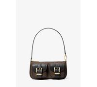 MK Pochette Zoe Small Mit Signature-Logomuster - Braun - Michael Kors