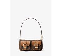 MK Pochette Zoe Small Mit Signature-Logomuster - Braun - Michael Kors