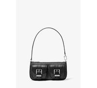 MK Pochette Zoe Small Mit Signature-Logomuster - Schwarz - Michael Kors