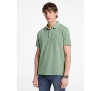 MK Poloshirt Aus Baumwoll-Piqué - Grün - Michael Kors