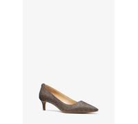 MK Pumps Alina Flex mit Logo und Kitten-Heel-Absatz - Braun - Michael Kors