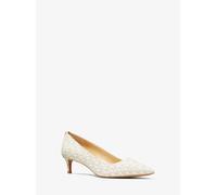 MK Pumps Alina Flex mit Logo und Kitten-Heel-Absatz - Natur - Michael Kors