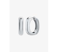 MK Quadratische Ohrringe - Silberton - Michael Kors