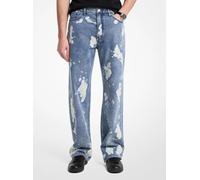 MK Relaxed-fit-Jeans Arden aus gebleichtem Denim - Blau - Michael Kors