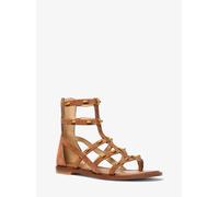 MK Römersandale Noa Aus Wildleder Mit Nieten - Braun - Michael Kors