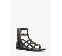 MK Römersandale Noa Aus Wildleder Mit Nieten - Schwarz - Michael Kors